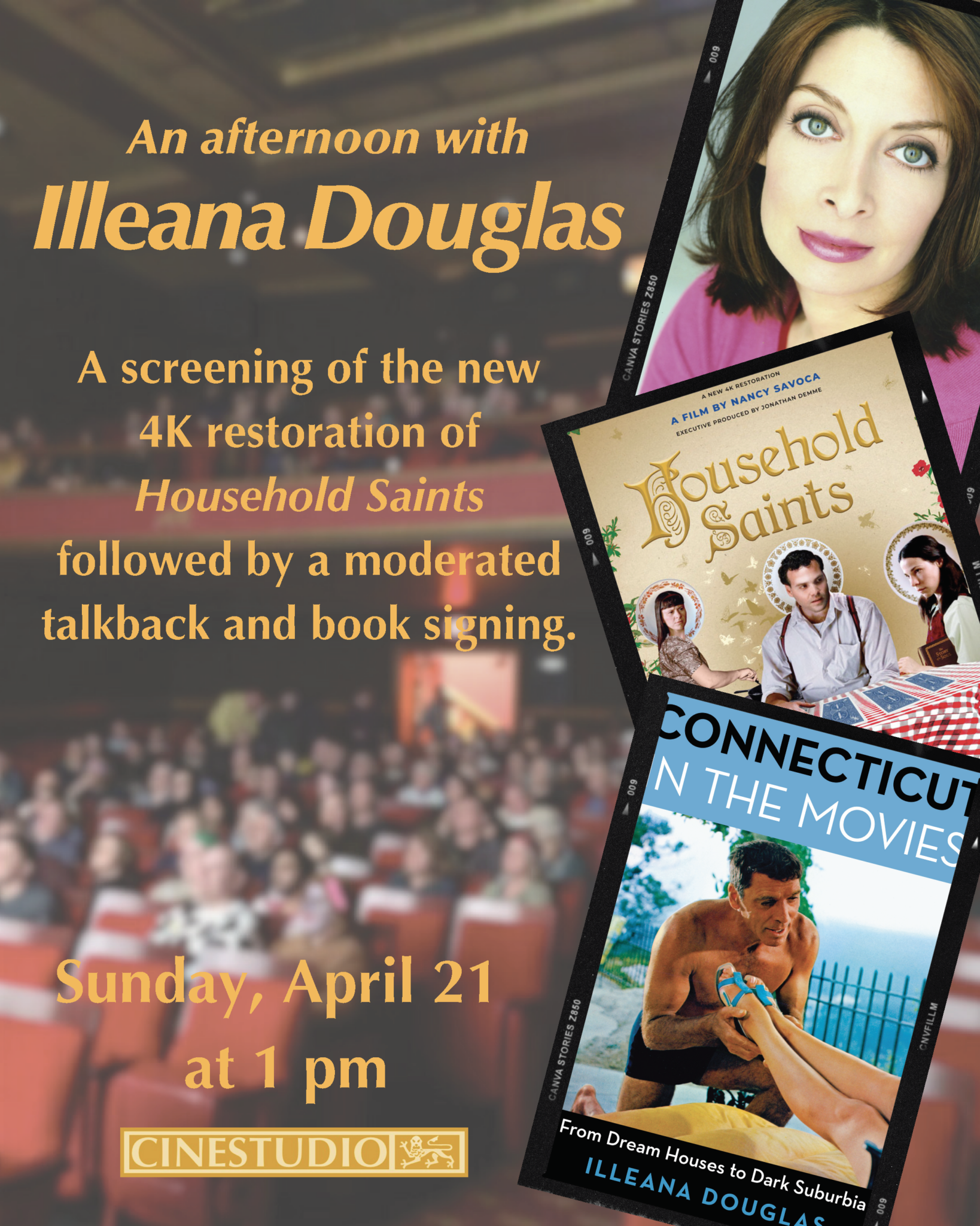 An afternoon with Illeana Douglas and HOUSEHOLD SAINTS